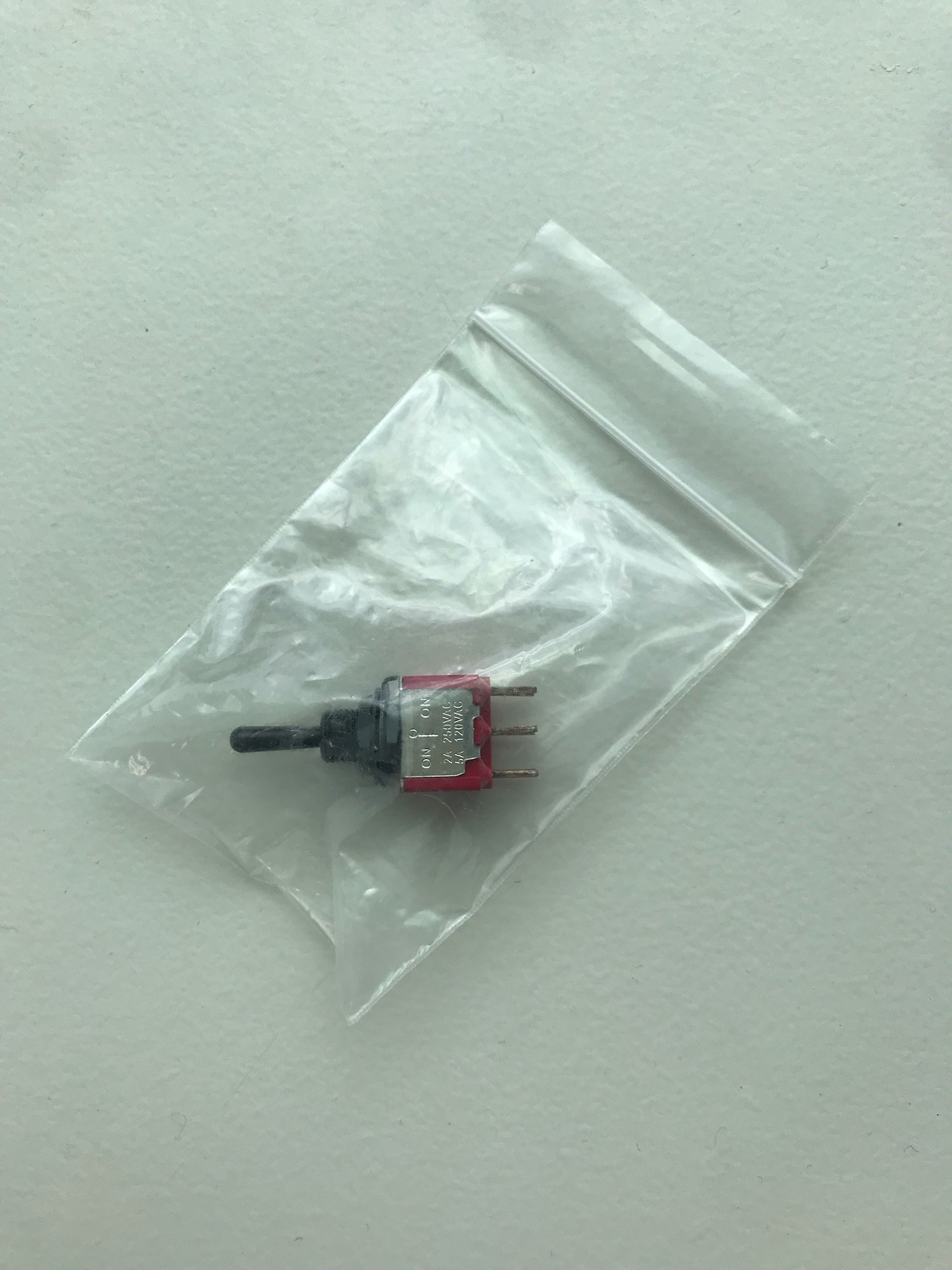 サスティナー用 モード切り替えスイッチ6P ON-OFF-ON　BL 