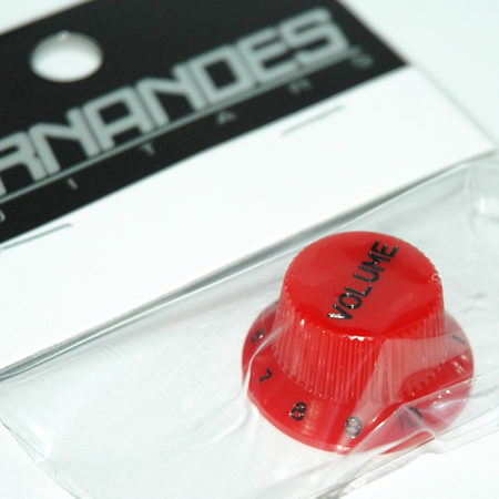 ZO-3ボリュームノブ　赤[販売終了]